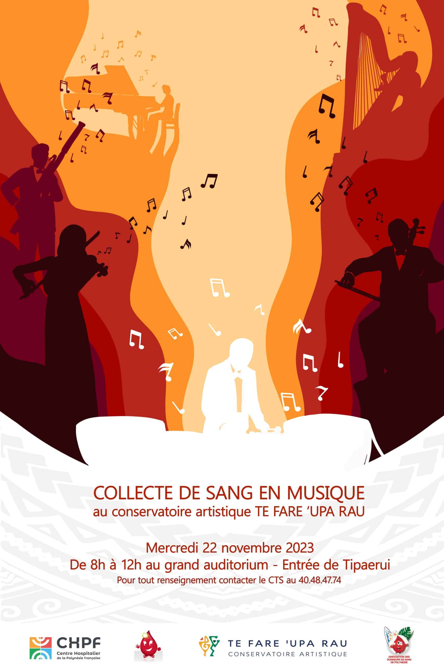 mercredi 22 novembre, un don du sang... en musique !