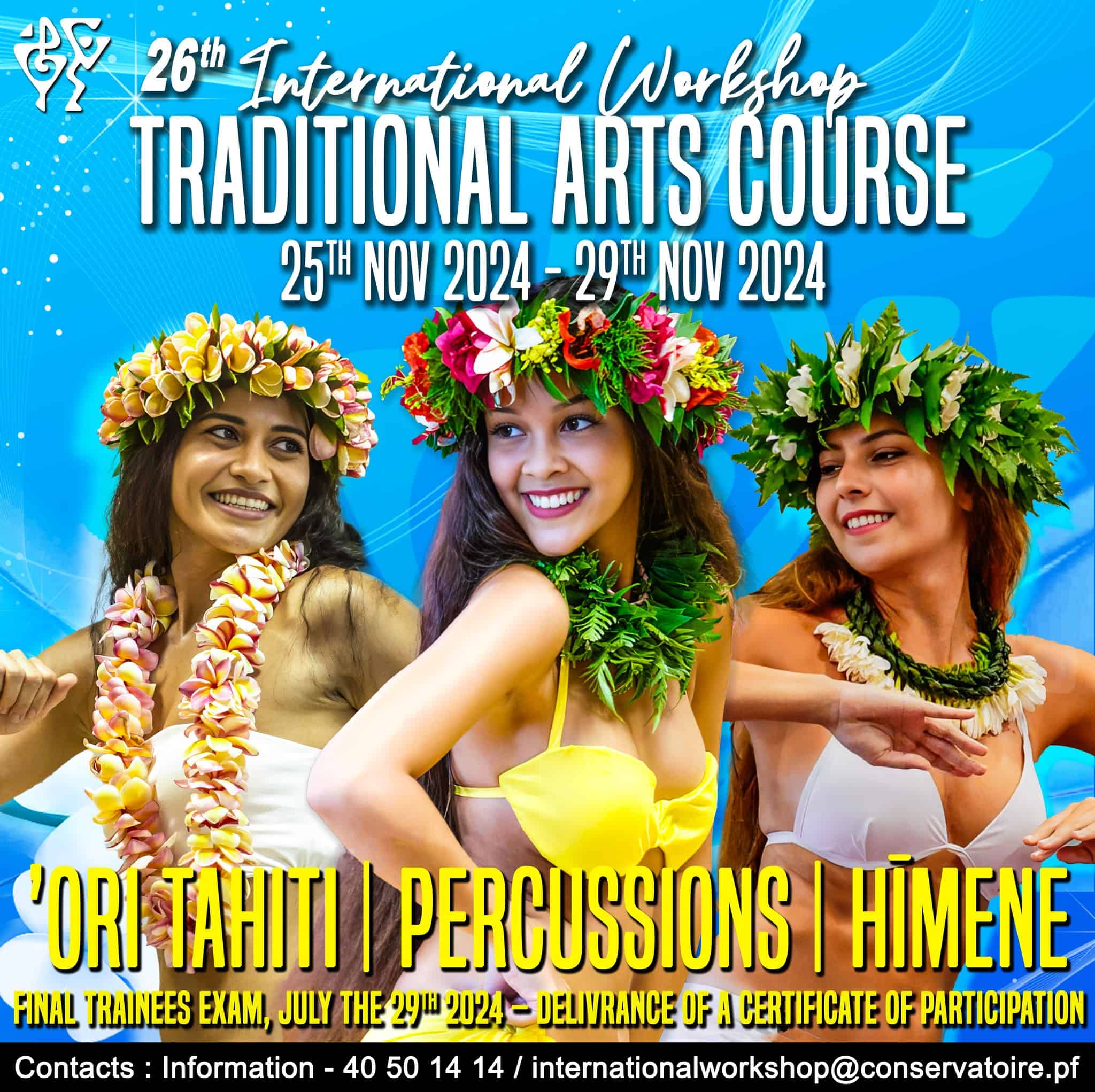 26ème stage internationale / 26th International Workshop traditional arts course