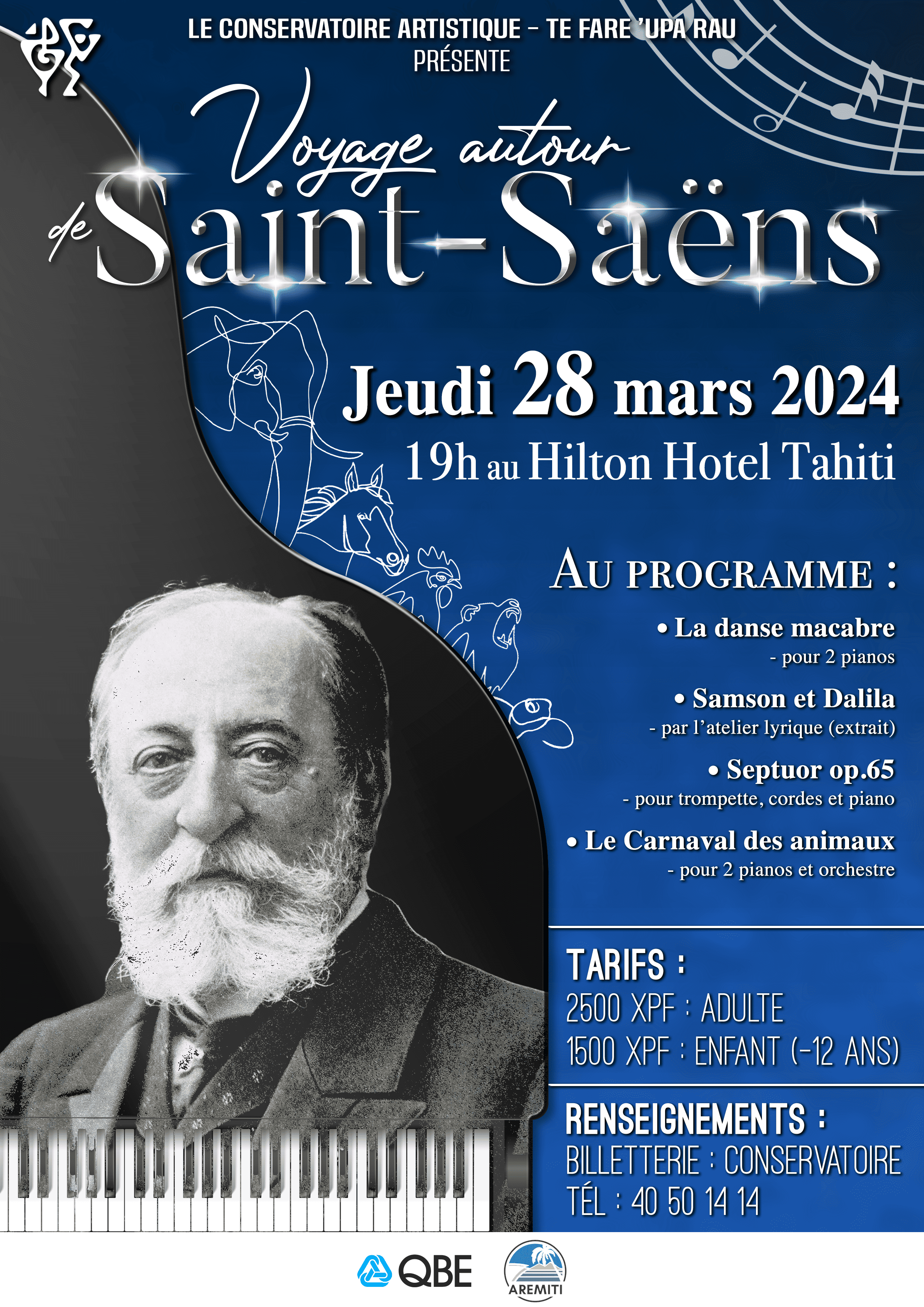 Voyage autour de SAINT-SAËNS au Hilton