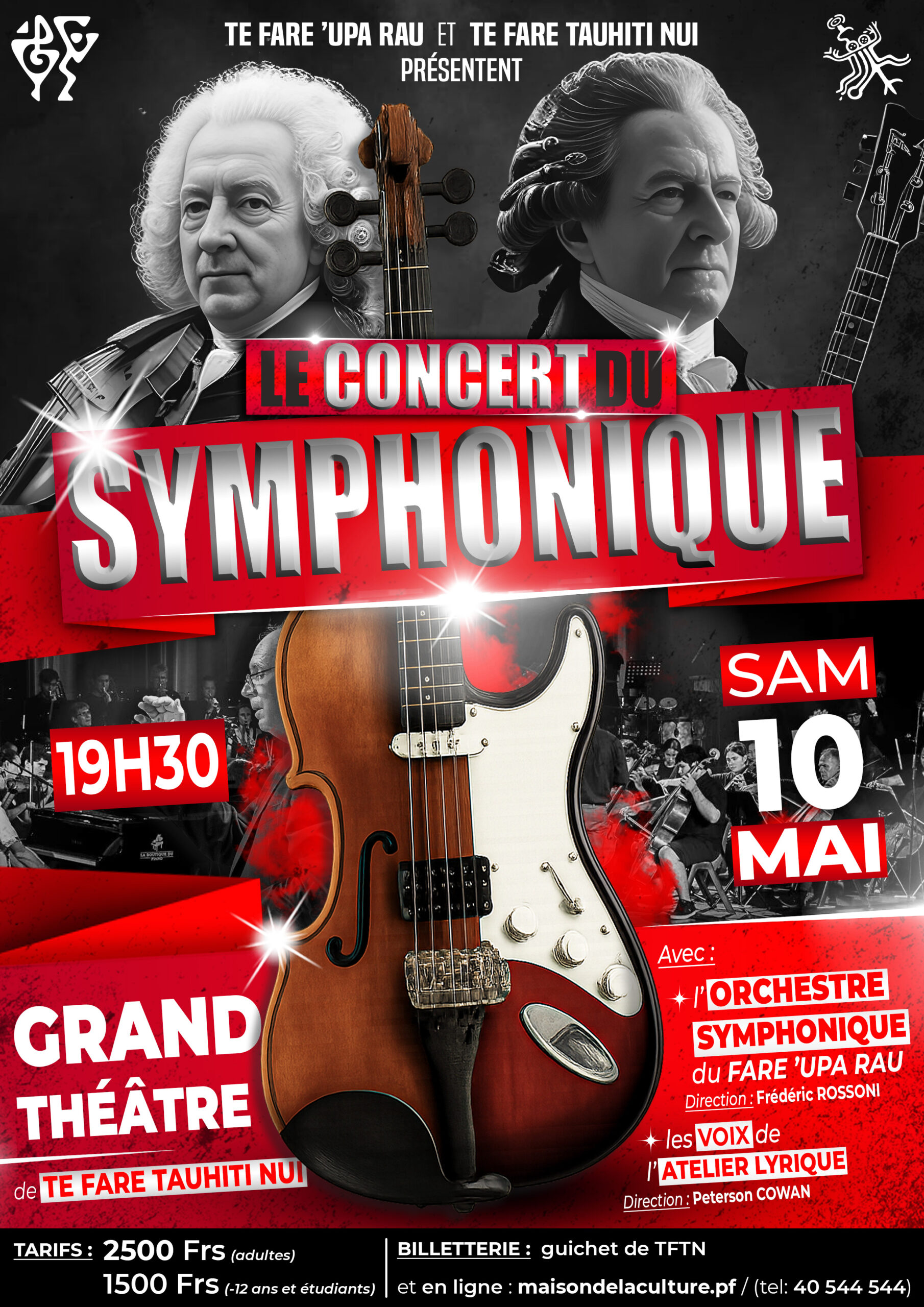 🎸✨ LE CONCERT DU SYMPHONIQUE 2025 – 𝐒𝐀𝐌𝐄𝐃𝐈 𝟏𝟎 𝐌𝐀𝐈 𝐀̀ 𝟏𝟗𝐇𝟑𝟎 𝐀𝐔 𝐆𝐑𝐀𝐍𝐃 𝐓𝐇𝐄́𝐀̂𝐓𝐑𝐄 ✨🎸