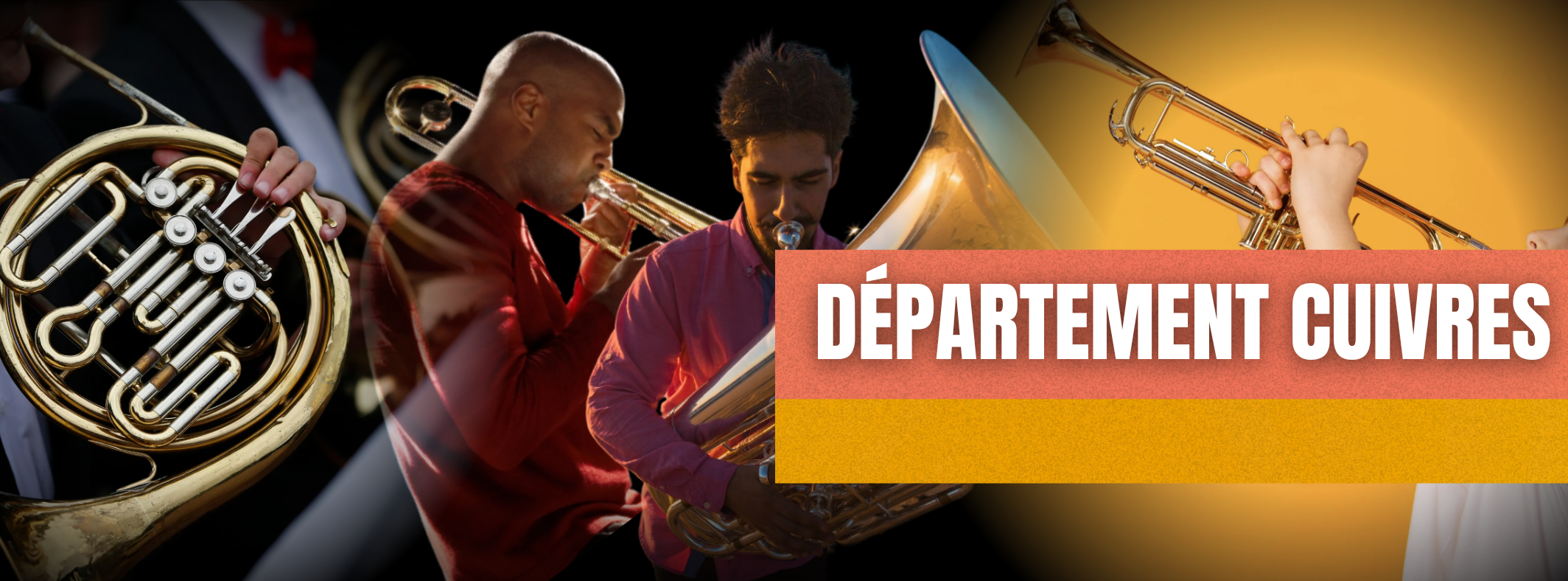 Bannière web arts classiques - département Cuivres