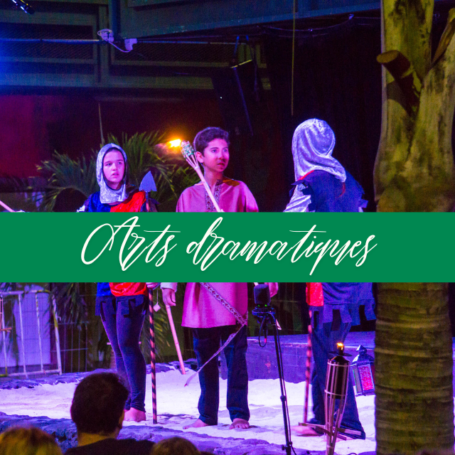 Bouton Arts dramatiques