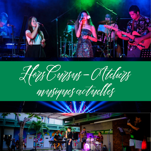 Bouton Musiques Actuelles Hors Cursus Ateliers musiques actuelles- M.A.A -