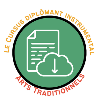 Bouton de la section arts traditionnels - Schéma du Cursus diplômant instrumental (1)