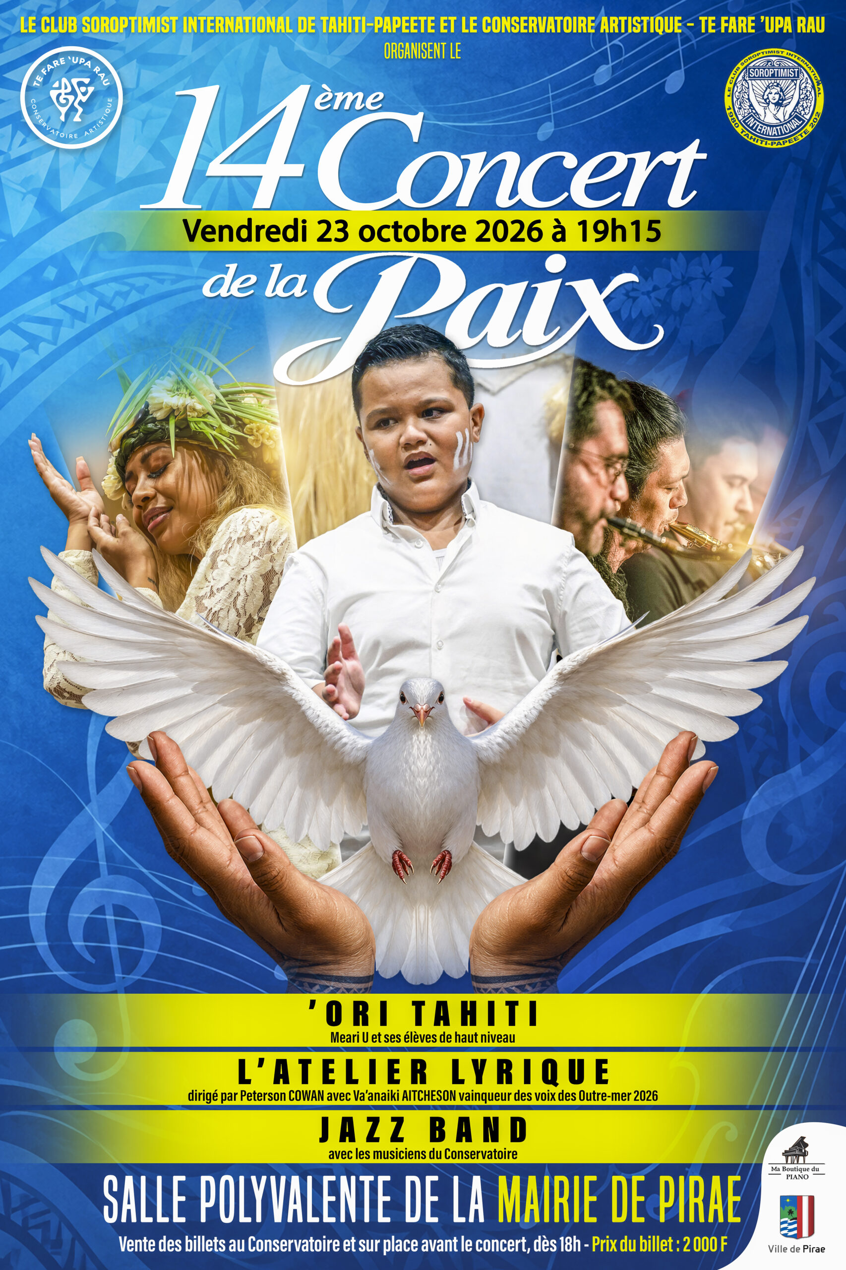 CONCERT DE LA PAIX 2026 : EN ROUTE POUR LA 14EME EDITION !